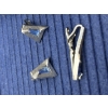 Image 9 : Lot of Assorted Costume Jewelry - Cuff Links - Rings - Cool Earrings - Geniuine Pewter Small Dish