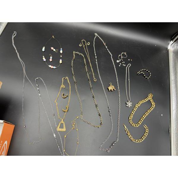 Lot of Costume Jewelry In Individual Boxes - Necklaces - Earrings - Earring & Necklace Sets 