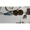 Image 5 : Lot Of Assorted Silver-tone Cuff Links, Tie Clips, & More