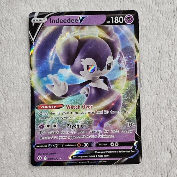 Pokémon TCG: Indeedee V 039/072 Holo Rare