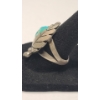 Image 2 : Sterling Silver Navajo Ring With Turquoise Stone - Size 8 - Weight: 9.2g