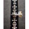 Image 15 : Beautiful Sterling Silver Rings Ft. Moonstone, Amber, Topaz & More - Weighing Total of 25.1 Grams