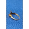 Image 6 : (2) 10K Gold Open Setting Rings - Size 6 - Weight: 1.8g