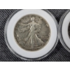 Image 2 : Two 90% Silver Walking Liberty United States Half Dollars in Protective Capsules ~ Face Value $1.00
