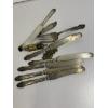Image 1 : Silver-Plated Silverware Lot - 1.4 lbs. - Knives - Fork 