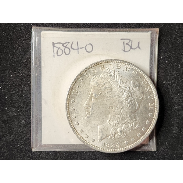 1884-O Morgan Silver Dollar - Incredible BU Condition 90% Silver US Coin