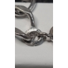 Image 7 : Sterling Silver Bracelet With Sterling Silver Heart & Christmas Wreath Charms - Total Weight: 11.7g
