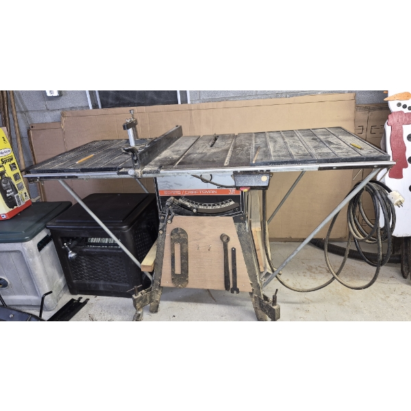Louisville Home Pickup - Excellent Working Craftsman Table Saw - Fold Down Sides - See Pics
