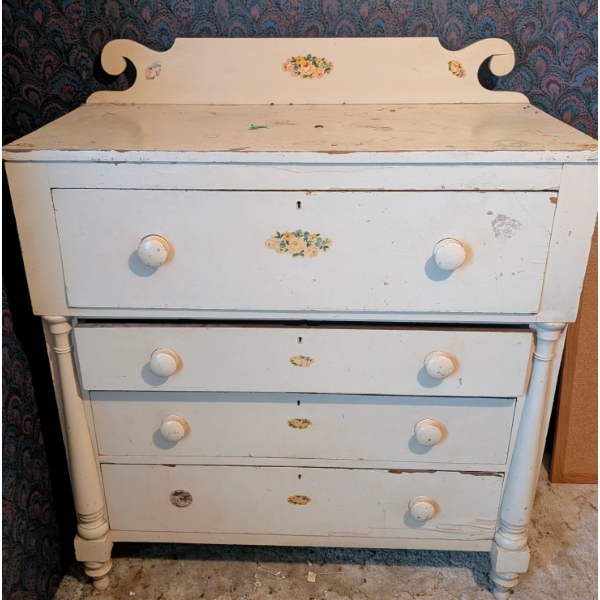Antique White Dresser 43"x43" 