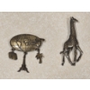 Image 3 : Giraffe Bundle incl Large/Small Giraffes, (2) Giraffe Brooches, (2) Giraffe Mugs and More