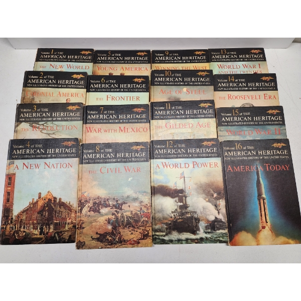 "The American Heritage New Illustrated History of the United States" Series - 16 Hardcover Book Set