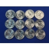Image 3 : x12 1958 Brilliant Uncirculated Washington Quarters - 90% Silver - FV:$3.00 