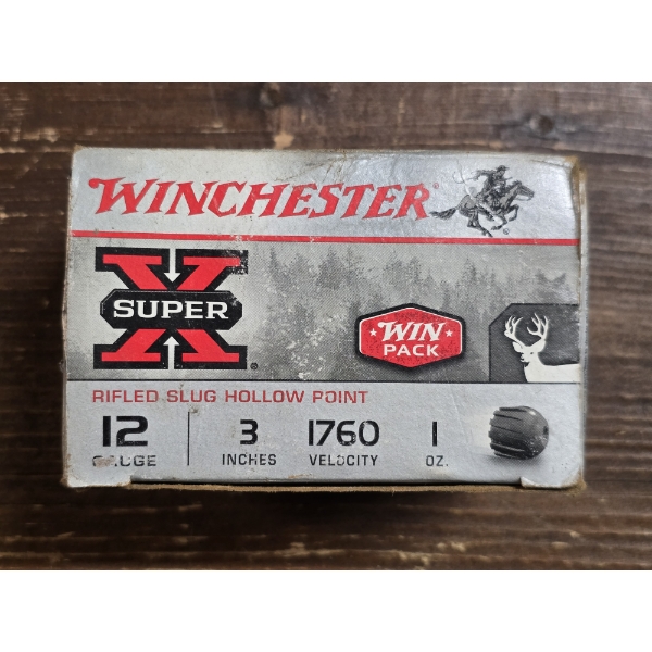 Winchester Super X 12 Gauge 3" Hollow Point Slug - Qty 50