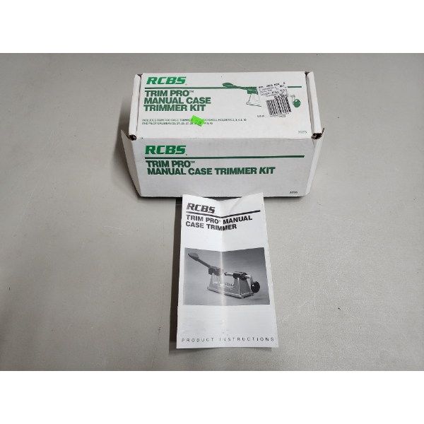 RCBS Trim Pro Manual Case Trimmer Kit - Excellent Condition in Original Box