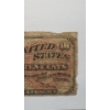Image 10 : (2) U.S Fractional Currency Notes- 1874 25 Cent Fifth Issue Note & 1863 Fourth Issue 10 Cent Note