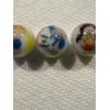 Image 3 : 3 - Vintage Porky Pig Cartoon Glass Advertising Marbles