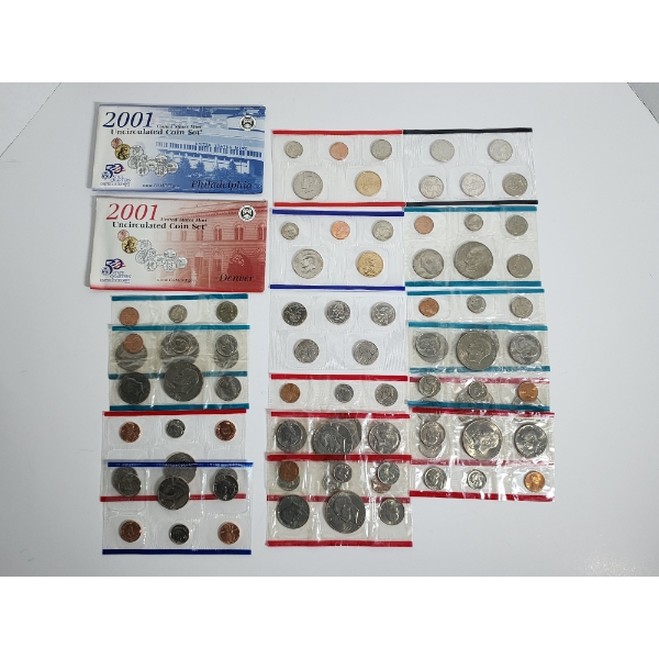 Large Lot of Assorted U.S. Coin Sets - See Description!