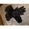 Image 1 : New With Tags Black Leather Ladies Gloves With Zipper Detail