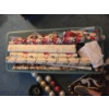 Image 3 : PICKUP IN CANTON- Large Plastic Storage Container With Wrapping Paper, Christmas Tree Decor, Placema