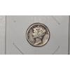 Image 4 : Assorted Years/Mint Marks Barber & Mercury 90% Silver Dimes -Face Value: $0.40