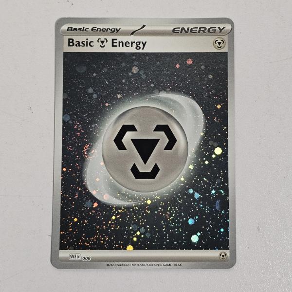 Pokémon TCG: Basic Metal Energy 008 Holo