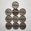 Image 2 : 10 Assorted Buffalo Head Nickels ~ Many Still Showing Dates ~ Face Value $0.50