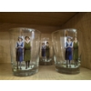 Image 2 : Kitchen Glassware - Set Of 4 European Themed Glasses With 2 Figures