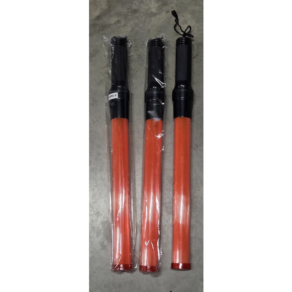 Three New Tapco 21'' Battery Operated Safety Flagging Lights