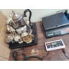 Image 15 : Collection Of Assorted Silverplated & Brass Serveware - Total Weight: 7.6 LBS