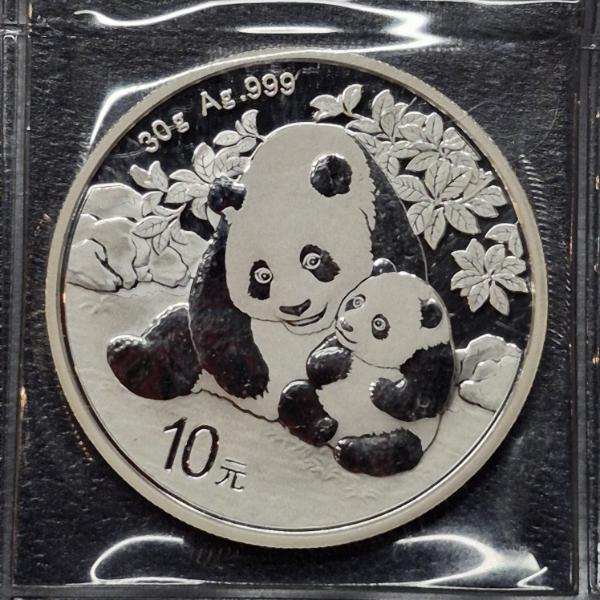 2024 Chinese 1 Oz  .999 Silver Panda Proof