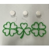 Image 1 : 3 - Brand New 8 Inch Light Up St. Patrick's Shamrocks - Never Used 