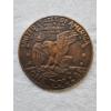 Image 1 : Large Size Copper Reverse Eisenhower One Dollar Coin Replica - See Pictures for Size and Weight