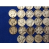 Image 4 : x33 Assorted Year Silver Roosevelt and Mercury Dimes FV: $3.30