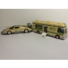 Image 4 : Hess Gasoline Bus & Sports Car - With Mini Motorcylce & Small Car inside Bus 