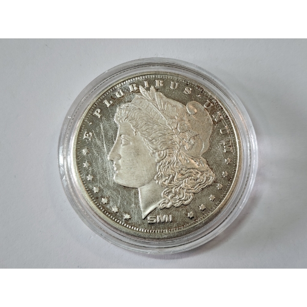 SMI Morgan Silver Dollar Design 1 Troy Ounce .999 Fine Silver Round 