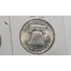 Image 6 : United States 1958 & 1959-D 90% Silver Franklin Half Dollars - Face Value: $1.00
