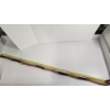Image 2 : Handcrafted Wood Burned Joshua 24:15 Walking Hiking Stick With Textured Cross And Wrist Strap, 58"