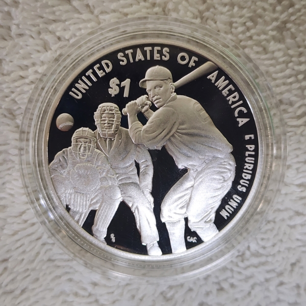 2022-P Negro Leagues Baseball Proof Silver Dollar 