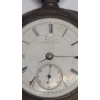 Image 3 : Antique Sterling Silver Illinois Watch Co. 17 Jewels Open Face Size 18s Pocket Watch - TW: 194.1g