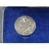 Image 5 : Hallmarked England Sterling Silver Dwight Eisenhower Medal & Round in Original Box - 109 Grams