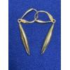 Image 3 : 14K Gold Earrings, 2 Pairs of Hoop/Dangle, Total Weight 5.3g