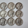 Image 4 : Lot of Assorted Years United States 90% Silver Mercury Dimes - Face Value: $1.50