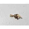 Image 3 : Beautiful 14K Gold Pendant with Pink Stones TW: 1.0g