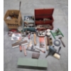 Image 1 : Huge Tool/Garage Collection Including Drain Snake, 20'' Toolbox, Lawn Sprinkler, Saw Blades & More