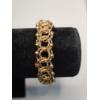 Image 1 : Vintage 14K Yellow Gold 8" Triple-circle Link Bracelet - Weight: 40.9g