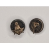 Image 4 : (2) 10K Gold Lapel Pins With Sterling Silver Screw Backings - Just Pins Weight: 0.4g