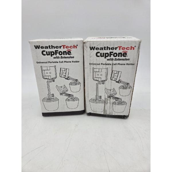 Two New In Boxes WeatherTech Cupfone Universal Cell Phone Holders