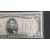 Image 5 : United States Series 1928 F Red Seal $5 Bank Note With Clarke And Snyder Signatures 