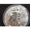 Image 2 : 1 Oz .999 Fine Silver 2018 American Eagle Round in Capsule Protector