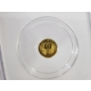 Image 2 : ICG MS 70 Egyptian Scarab 1/200th oz .9999 Fine Gold Round 